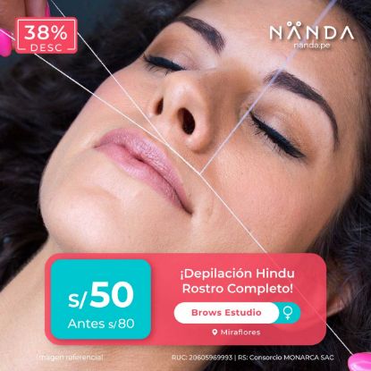 ¡Depilación Hindú - Rostro Completo! 😍 - Brows Estudio (MIRAFLORES)