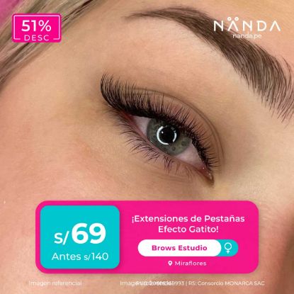 ¡Extensiones de Pestañas Efecto Gatito! 😍 - Brows Estudio (MIRAFLORES)