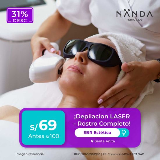¡Depilación LASER - Rostro Completo! 😍 - EBR Estética (SAN LUIS)