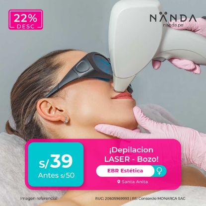 ¡Depilación LASER - Bozo! 😍 - EBR Estética (SANTA ANITA)