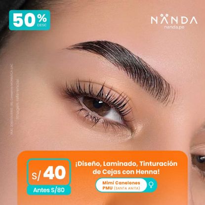 ¡Diseño, Laminado, Trituración de Cejas con Henna! 😍 - Mimi Canelones PMU (SANTA ANITA)