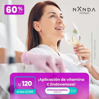 ¡Aplicación de vitamina C Endovenosa! 😍 - D'Femme Estética (SURCO)