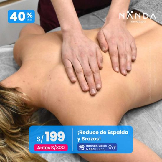 ¡Reduce Espalda y Brazos! 😍 - Hannah Salón & Spa (SURCO)